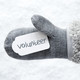 Wool glove  label  snow  text volunteer 1039158298 2122x1416